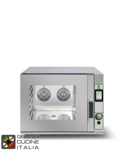  Mixed touch convection/direct steam oven 4 trays - 380V
