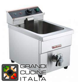  Induction fryer in stainless steel - Capacity 8 liters