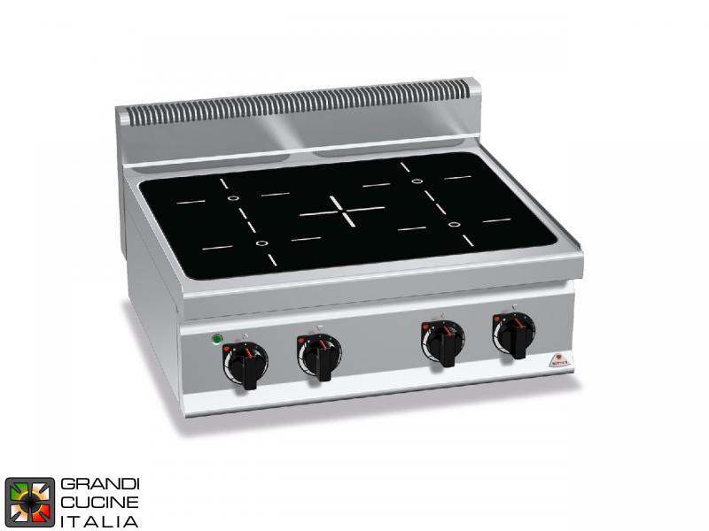  Infrared Electric Stove - 4 Zones - Tabletop