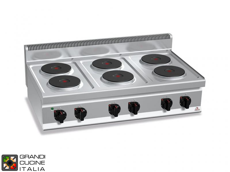  Electric Stove - 6  Round Plates - Tabletop