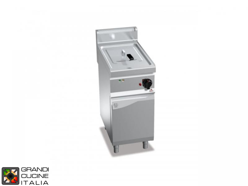  Electric Fryer - 1 Tank - Open Cabinet - Direct Heating - Capacity 18 Liters - High Power 18KW