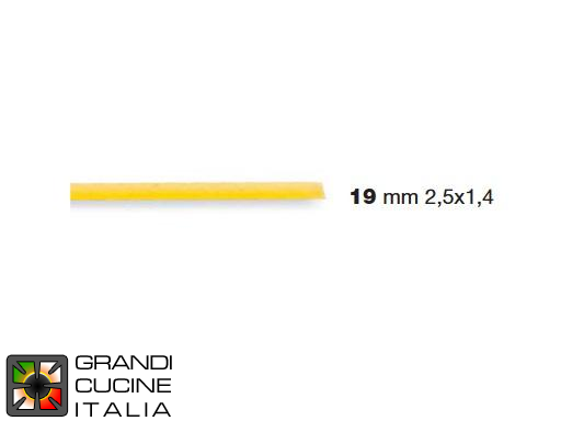  Trafila in Bronzo per Linguine - 2,5 x 1,4 mm