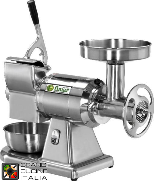  Combined meat mincer-grater 22AE - cast iron mincing group - 380V