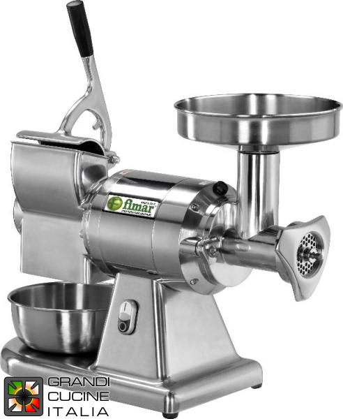  Combined meat mincer-grater 12AT - cast iron mincing group - 380V