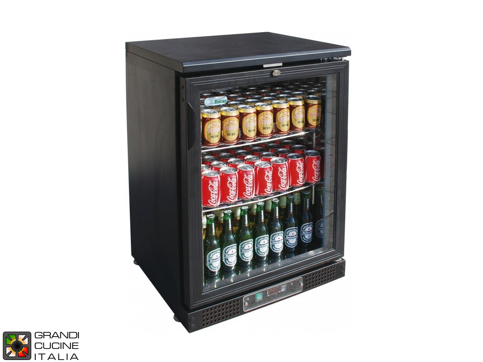  Refrigerated horizontal display case for beverages - Range +2/+8 °C - Capacity 140 LT