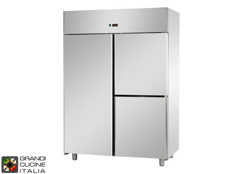  Refrigerated Cabinet - 1200 Liters - Temperature 0 / +10 °C - Three Doors - Ventilated Refrigeration