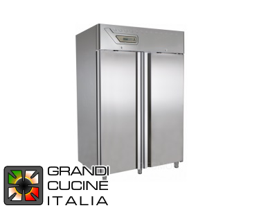  Armadio Frigorifero Congelatore - 1400 Litri - Temperatura  -10 / -25 °C - Due Porte - Refrigerazione Statica - Struttura Smontabile