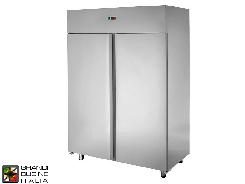  Refrigerated Cabinet - 1200 Liters - Temperature 0 / +10 °C - Two Doors - Ventilated Refrigeration