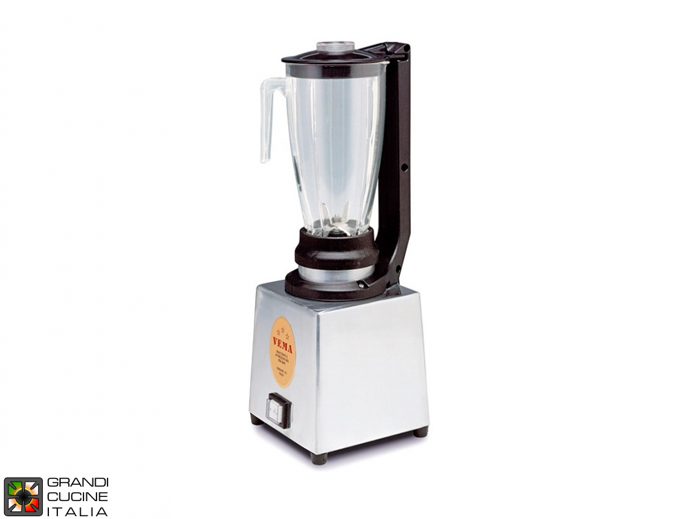  Mixer Blender - Capacity 1,2 liters - Transparent jug - Aluminum body - 2 speed