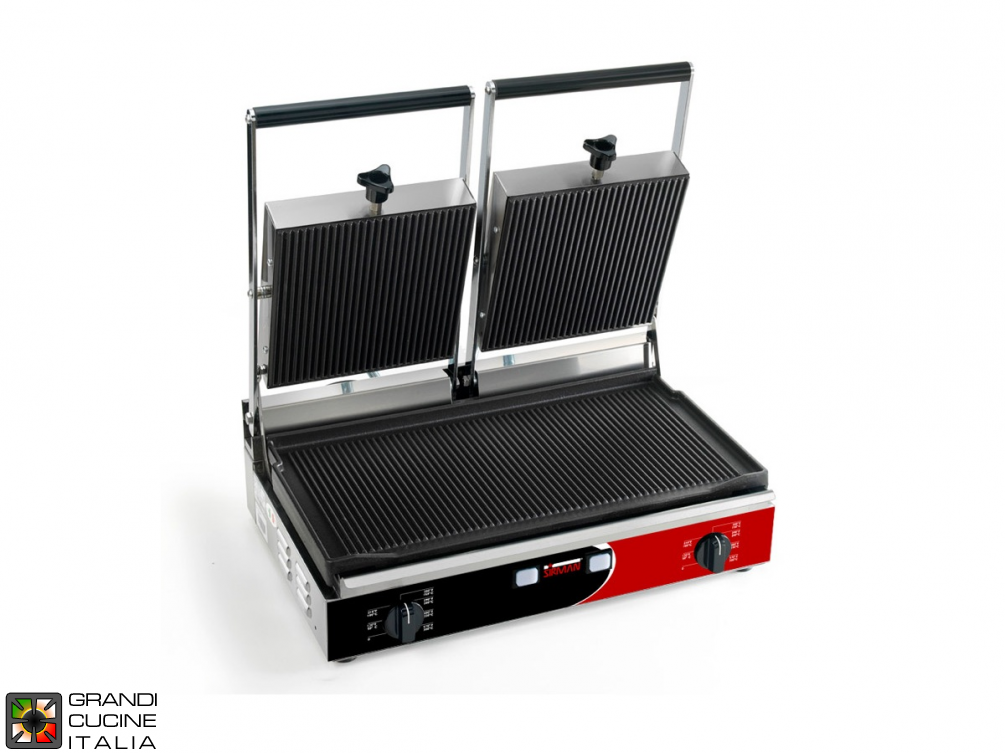 Double sandwich grill 3000W - Smooth