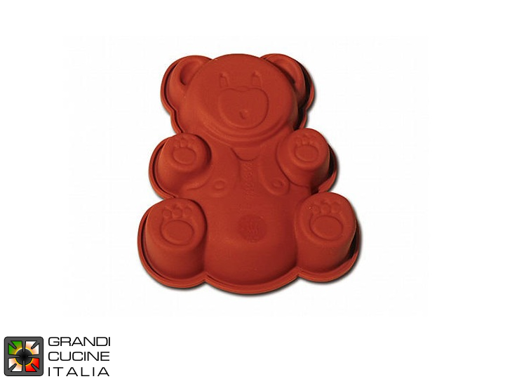  Food-safe Silicone mold for Baby Teddy Bear 133x158 h 30 mm - SFT812
