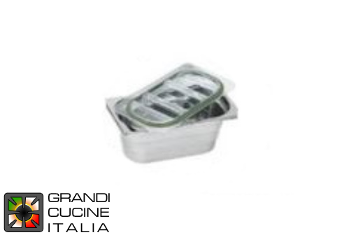  Gastronorm 1\1 Tray with Lid fit for Ext. Vacuum, Height 150 mm