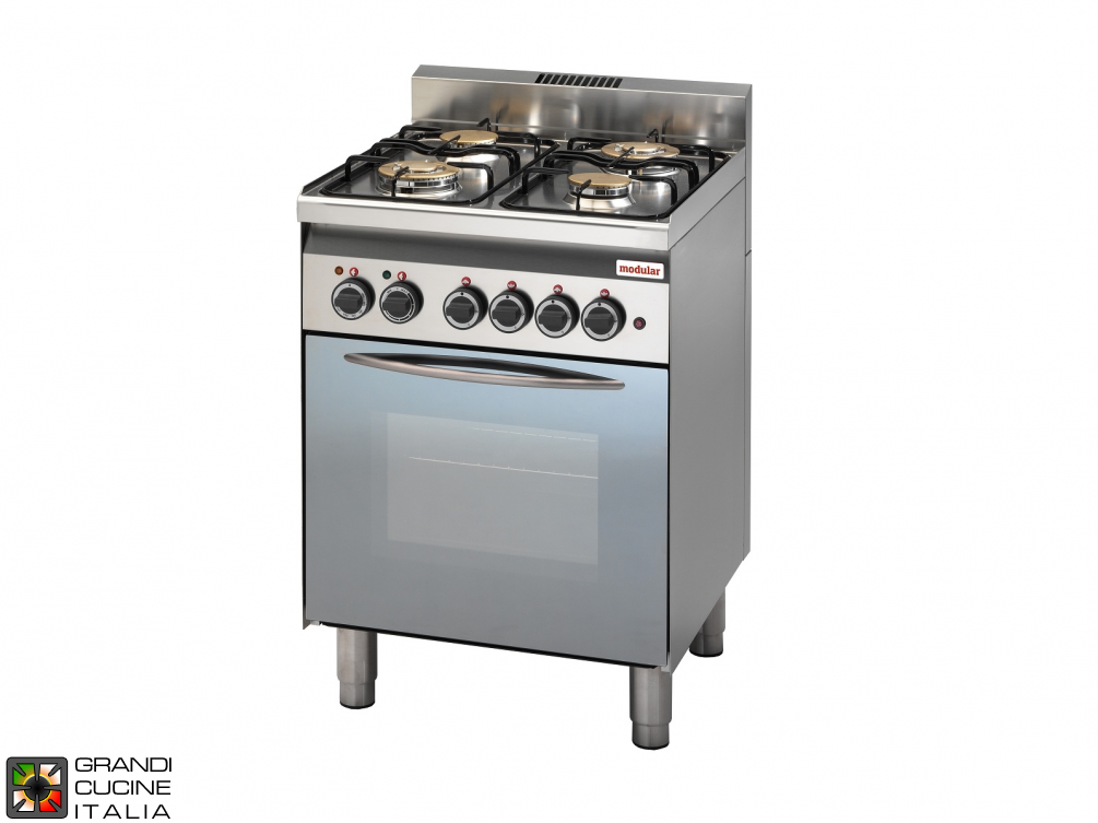  Gas range 4 burners with gas oven