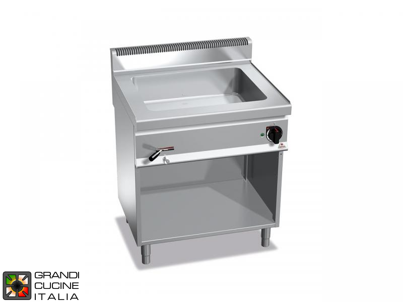  Electric Bain-Marie - Open Cabinet - Capacity 2x GN1/1