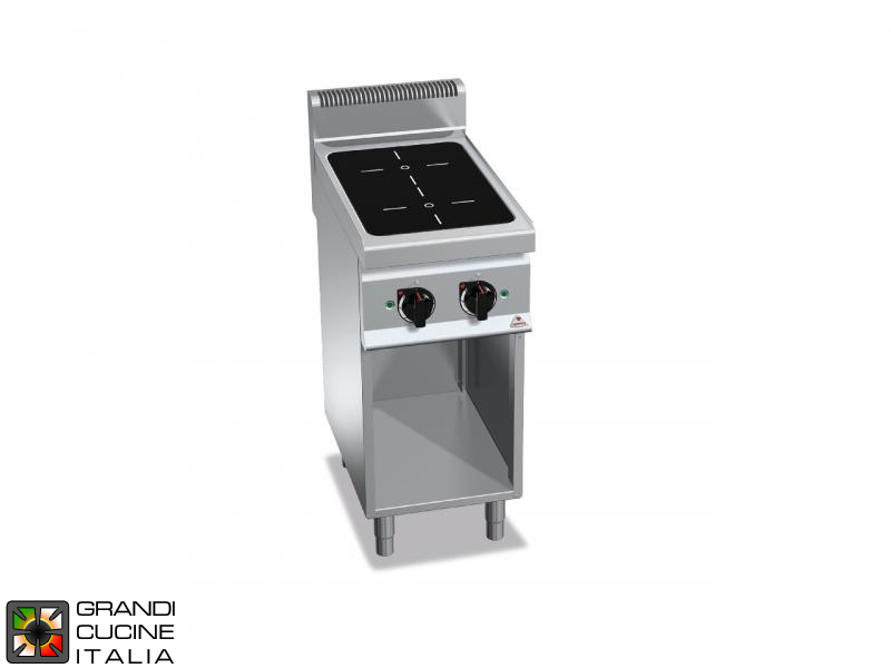  Induction Electric Stove - 2 Zones - Open Cabinet