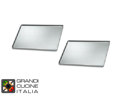  Alluminium plaine plateau - fr 34,2 x 24,2 - N°2 Pieces Kit