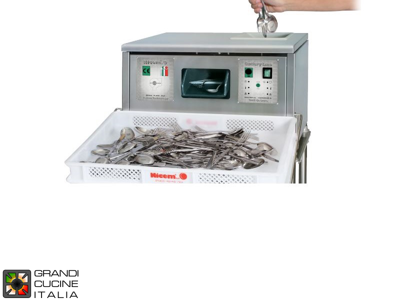  Cutlery Dryer - Polisher Max Productivity 3000 pcs/h
