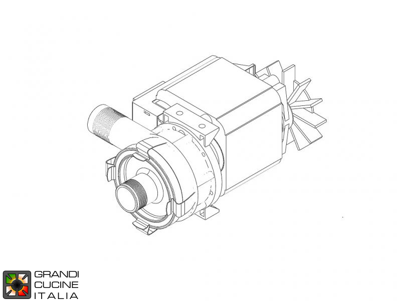  Kit pompa di scarico 190W Idoneo per prodotti Compack Mod.: SM985E - SM991E