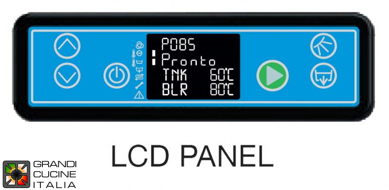  Lavaoggetti - Cesto 72,5x85 - Pannello Comandi LCD