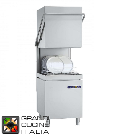 Lave-Vaseille à Capote - électronique - Panier Carré Cm 50x50 - Productivité Max 30 Paniers/h