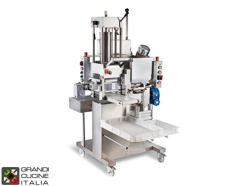  Machine à pâtes fraîches polyvalente P2 PLEASURE - Double cuve de pétrissage + unité extrudeur - Productivité Approximatif 50-80 Kg/Heure