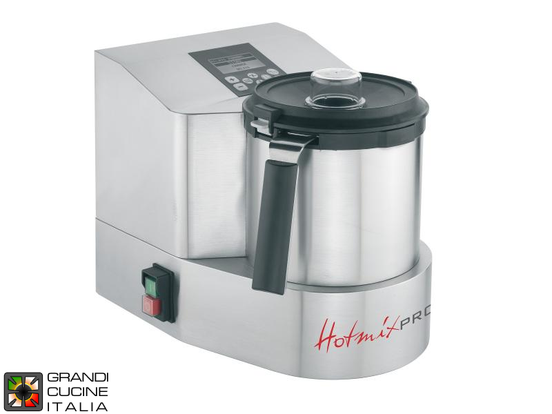  Cutter with Cooking System - Single Bowl - Capacity 2Lt - Turbo Motor - Max Rotation Speed 16.000 Rpm