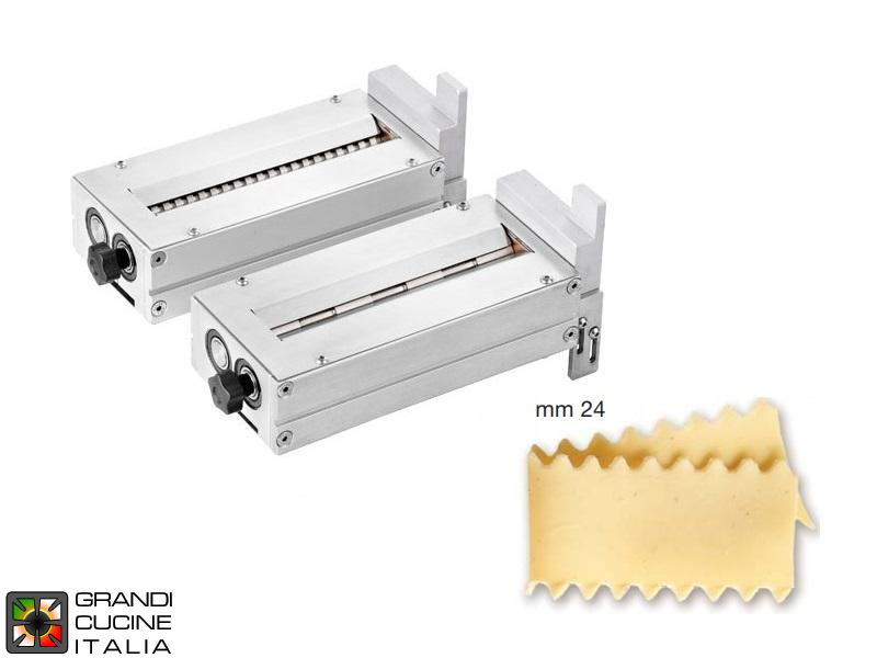  Taglio Supplementare per Lasagnette Larghezza 24 mm - Specifico per NINA170 o NINA250 - Bordo Festonato