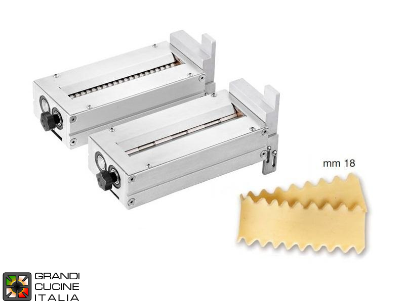  Taglio Supplementare per Lasagnette Larghezza 18 mm - Specifico per NINA170 o NINA250 - Bordo Festonato