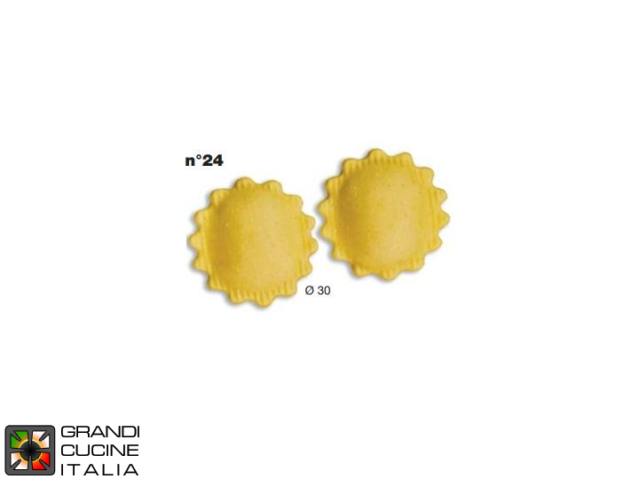  Ravioli Mould N°24 - Standard Format - Specific for Multipasta
