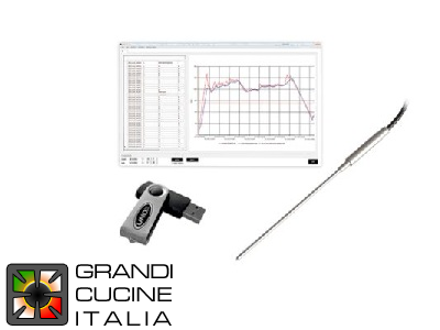  UNOX.Link with extra fine sous-vide core probe