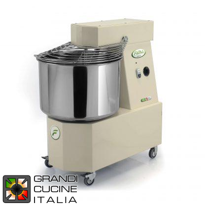  Spiral mixer with fixed head 44 Kg - single-phase