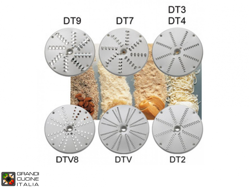  Disco per sfilacciare mm. 9 DT9 mozzarella
