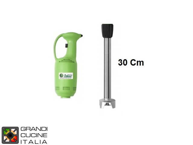  Immersion Blender - Power 400W - Rotor with Speed Regulator + Mixer 30 Cm - Speed 2.500/11.000 Rpm