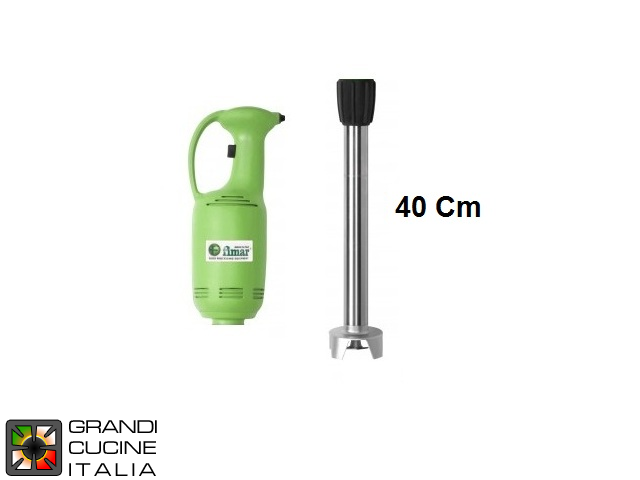  Immersion Blender - Rotor with Speed Regulator + Mixer 40 Cm - Speed 2.500/11.000 Rpm