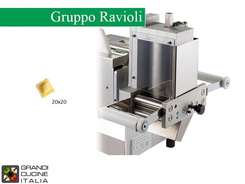  Unité pour ravioli automatique - Format 20x20 mm - Productivité Approximatif 10 Kg/Heure