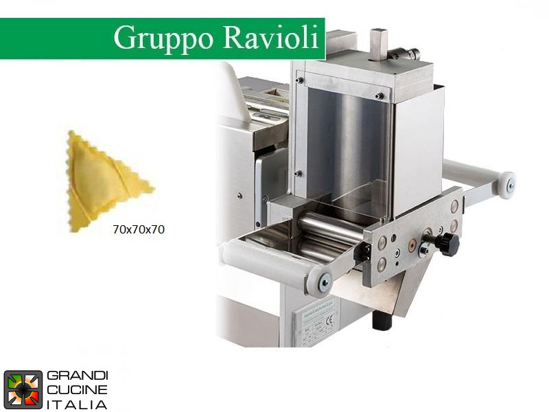  Gruppo Ravioli Automatico - Formato 70x70x70 mm - Produttività Indicativa 10 Kg/Ora