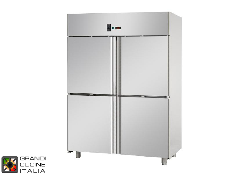  Armoire Réfrigérée - 1400 Litres - Température -2 / +8 °C - Quatre Portes - Réfrigération Ventilée - Version pour Pâtisserie
