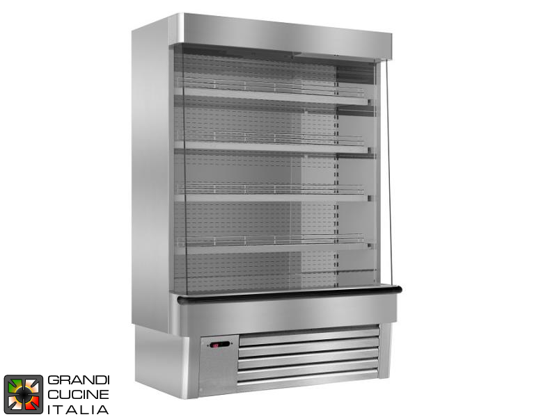  Multideck Wall Refrigerator - 657 Liters - Ventilated Refrigeration - Temperature 0 / +4 °C - in Stainless Steel