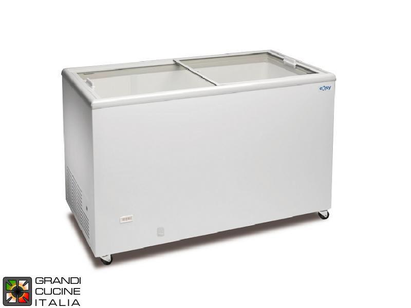  Frigorifero Congelatore a Pozzetto - 387 Litri - Refrigerazione Statica - Temperatura -18 / -25 °C - Porte Scorrevoli