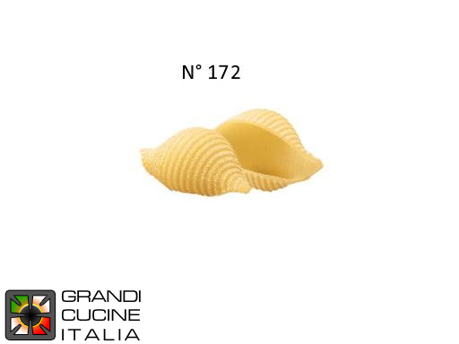  Bronze die for striped conchiglie for D45-C 2.0 extruder
