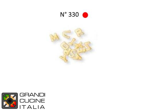  Trafila in bronzo per lettere per estrusore SG30