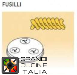 Bronze die for Fusilli