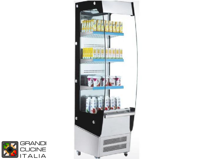  Vertical Refrigerated Showcase - 3 Shelves - Open Front - Positive Temperature +2/+10 °C
